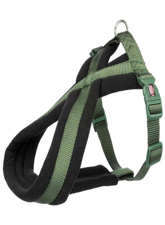 Trixie Premium Touring Harness for Dogs Made with Fleece Padding, Adjustable, and Lightweight Strong D-Ring Keeps The Harness and Leash in Place S: 35-65 cm/20 mm, Forest - Image 2